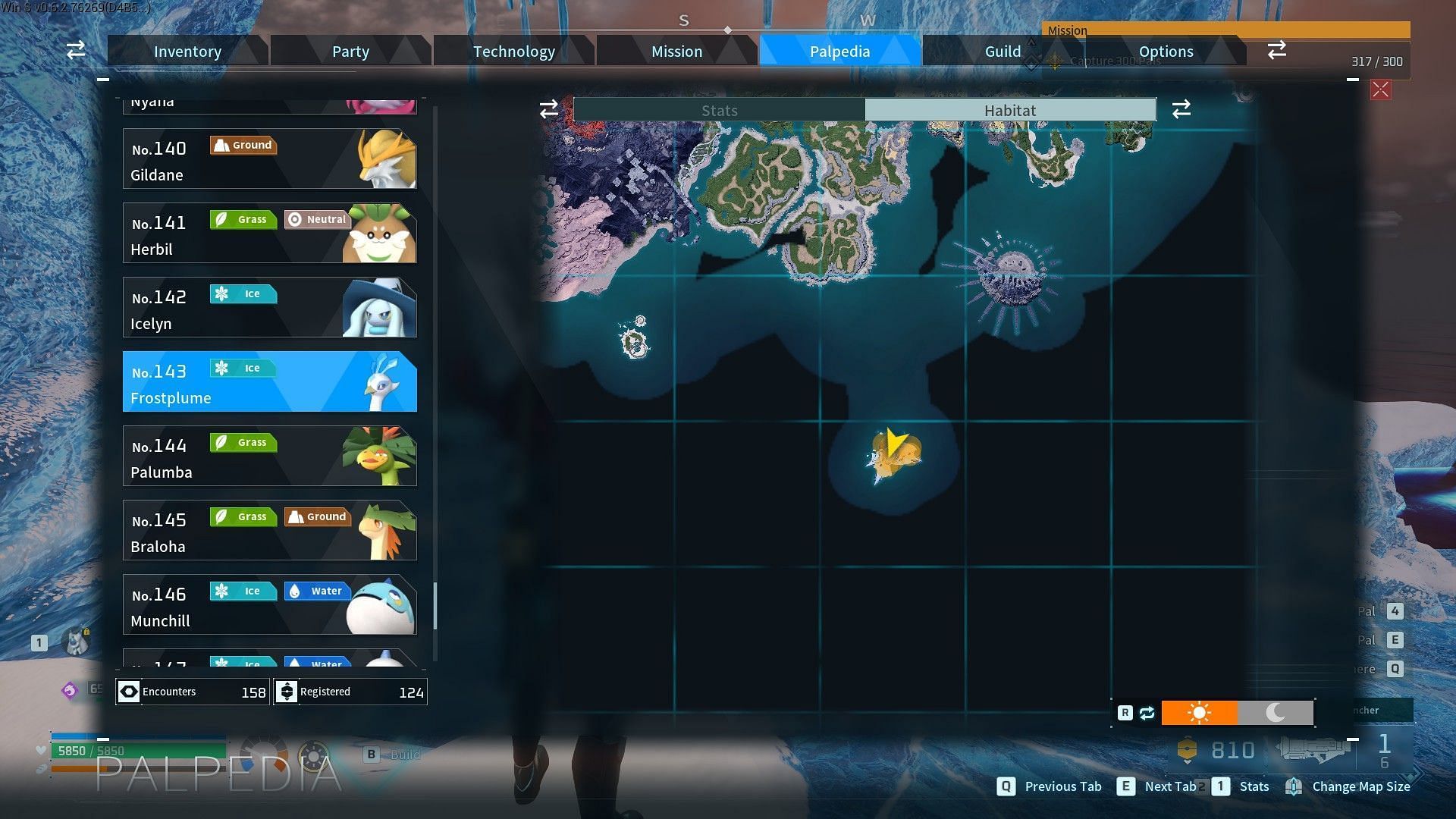 Frostplume location (Image via Pocket Pair)